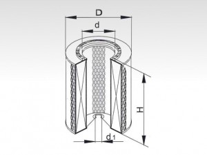 Элемент фильтрующий КАМАЗ,УРАЛ воздушный ЕВРО-1 NEVSKY FILTER NF-4502 NEVSKY FILTER