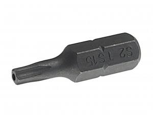 Бита TORX TS15Hх25мм 1/4" 5-ти гранная с отверстием JTC JTC1192515 JTC TOOLS