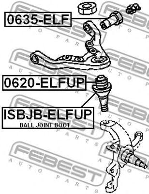 Опора шаровая верхняя ISUZU ELF 90- 0620-ELFUP 0620-ELFUP FEBEST