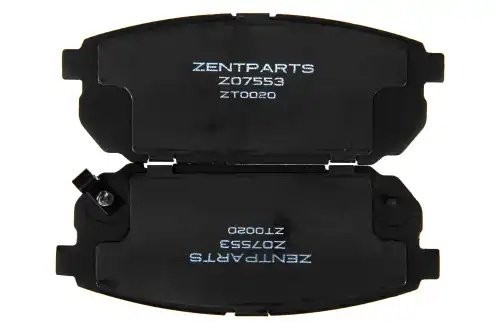 колодки дисковые задние!\ KIA Sorento 2.4i/3.5i/2.5CRDi 02-03 Z07553 ZENTPARTS