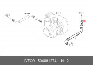 соединитель угловой! M16x1.5/M18x1.5\Iveco Tector 504081274 IVECO