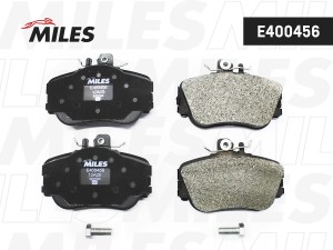 Колодки тормозные передние (без датчика + болты) (Смесь Low-Metallic) MERCEDES W E400456 MILES