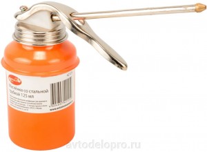 Масленка заправочная рычажная 125мл металлическая (трубка) АВТОДЕЛО 42125 AVTO DELO