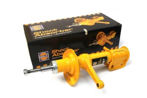 Амортизатор ВАЗ Калина передний (левый) пружина бочка S481 HOLA