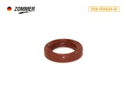Сальник коленвала ВАЗ 2108 передний (красный) 28*42*1 Z2108100503402 ZOMMER