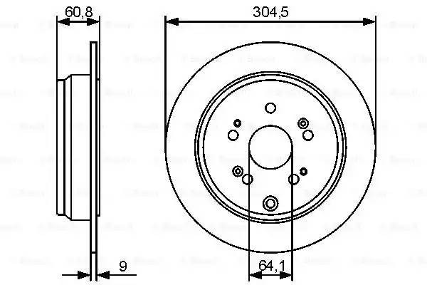 HONDA CR-V (2002-2006) 0 986 479 449 BOSCH