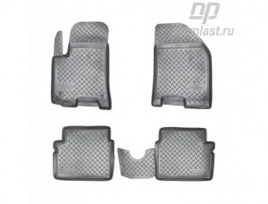 Коврик салона CHEVROLET Aveo (06-) полиуретан (4 предм.) NORPLAST NPL-PO-12-04 NORPLAST