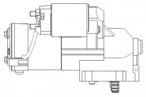 Стартер для а/м Geely Atlas 18- 1.8T 1,4кВт LSt2731 LST 2731 START VOLT