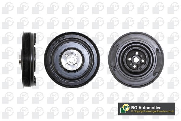 шкив коленвала!\ Audi A6, Volvo S70/S80/V70 2.5TDi 94> DP2976 BG AUTOMOTIVE
