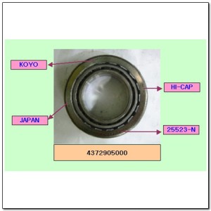 Подшипник дифференциала SSANGYONG Actyon (06-),Kyron (06-),Rexton (02-) заднего  4372905000 SSANG YONG