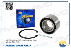 Подшипник ступицы передней HYUNDAI Solaris RB, 2010-, Accent Tagaz, KIA Rio UB,  AMD.GH038021 AMD