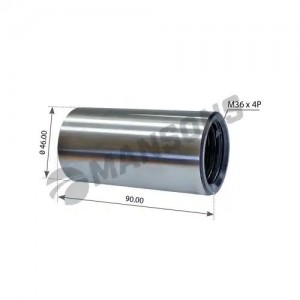Втулка SCANIA 93,113,124,143,144 пальца рессоры резьбовая (46х90,M36х4мм) MANSON 100.055 MANSONS