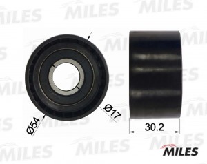Ролик ремня приводного MERCEDES BENZ W220/C215 6.0/3.0D M275/OM642 (INA 53202341 AG03067 MILES