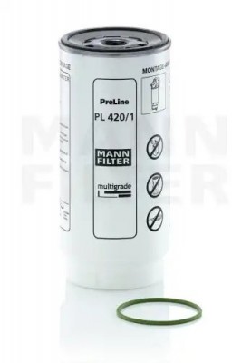 фильтр топливный ! сепаратора H231 D108 S80x3 1-14UNS \ FORD CARGO Ecotorg NHDD PL 420-1 X MANN FILTER