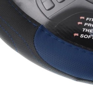 Оплетка руля (M) 37-39см черно-синяя MISTAR MIS17STW55BLM MISTAR