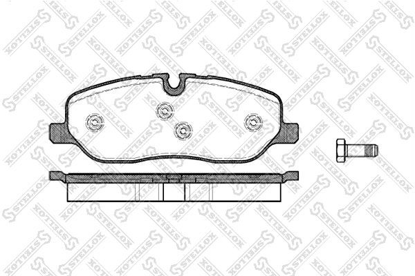 1158 00 !колодки дисковые п.\ Land Rover Discovery/Range Rover 4.4i V8/2.7TD V6  1169-000-SX STELLOX