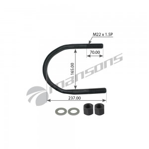 Стремянка рессоры M22*1.5-B1801-161/230 HD65 602.004 MANSONS