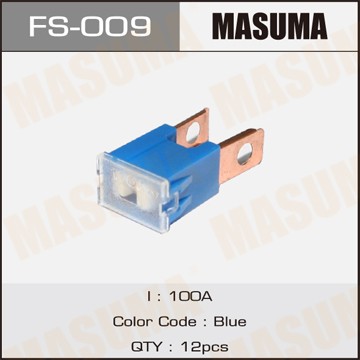 предохранитель силовой! тип 'папа' 100A синий\ FS-009 MASUMA