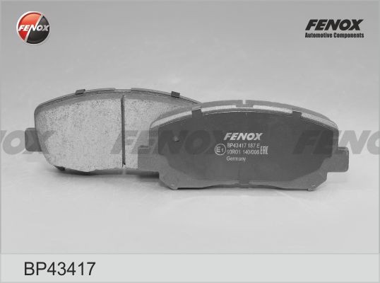 BP43417 колодки дисковые передние!\ Mazda CX-5 2.0/2.0D 11> BP43417 FENOX