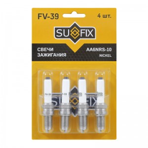 Свеча зажигания AA6NRS-10 SKODA Fabia 1.0 14, VW Polo 1.0 11  FV-39 FV-39 SUFIX