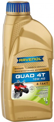 Масло моторное для 4-х тактных двигателей квадроциклов RAVENOL QUAD 4T 10W40 п/с 1152160-001 RAVENOL
