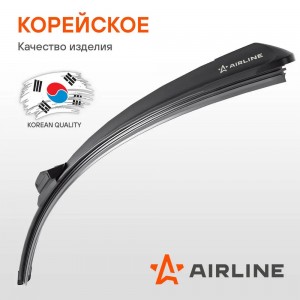 Щетка стеклоочистителя бескаркас PREMIUM 400мм 16 5 адаптеров AWBP004 AWBP004 AIRLINE