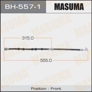 шланг тормозной передний правый!\ Nissan Bassara/R'nessa/Presage BH-557-1 MASUMA