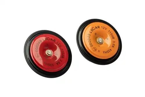 Сигнал звуковой дисковый 92мм. 335/435Гц 110дБ 12В LECAR000030207 LECAR