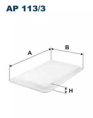 Фильтр воздушный MAZDA 3 (03-) (1.4/1.6) FILTRON AP1133 FILTRON