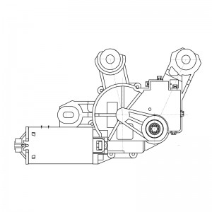Моторедуктор стеклооч. для а/м VAG Fabia (99-)/Golf IV (97-)/A3, A4, A6 (96-) (з VWB 1860 START VOLT