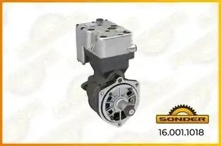 Компрессор воздушный 1 цил. DAF 1526902 / IVECO 504308489, 412112 / WABCO 412352 160011018 SONDER