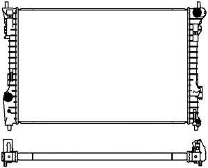Радиатор системы охлаждения 31618520 SAKURA