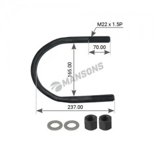 Стремянка рессоры M22*1.5-B1801-161/230 HD65 602.004 MANSONS