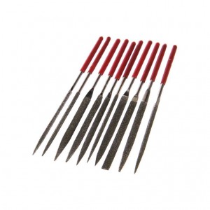 Набор надфилей алмазных 140х70х3 10шт. MATRIX 15835 MATRIX