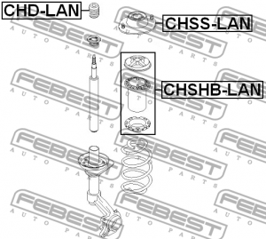 Пыльник амортизатора CHSHB-LAN CHSHB-LAN FEBEST