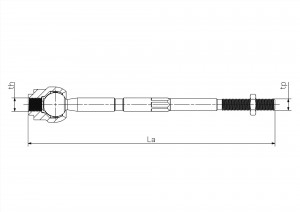 тяга рулевая!\ Opel Meriva 1.4-1.8/1.4-1.6 V16/1.3-1.7CDTi 03> 9011 SIDEM