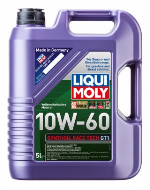 LiquiMoly 10W60 Synthoil Race Tech GT1 (5L) масло моторное! синт.\ API SL/CF 8909 LIQUI MOLY