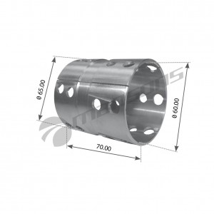 Втулка SAF шкворня (60x65x70мм) MANSONS 600001 MANSONS