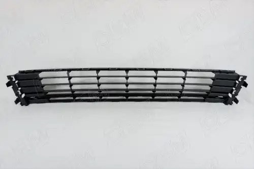 Решетка в бампер нижняя Volkswagen Polo sedan 5 2015-2020, под хромированную нак OEM3675 OEMPARTS