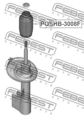 ПЫЛЬНИК ПЕРЕДНЕГО АМОРТИЗАТОРА PGSHB-3008F PGSHB-3008F FEBEST