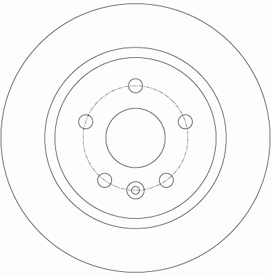 CHEVROLET CRUZE (2009>)/OPEL ASTRA J (2010>) 268 мм DF6340 TRW