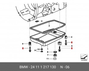 Болт BMW OE 24 11 1 217 130 BMW