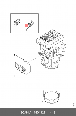 Пробка 1504325 SCANIA