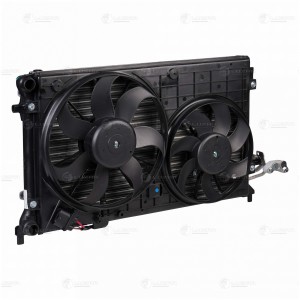 блок охлаждения! радиатор+конденсор+вентилятор\ Skoda Octavia A5 04> LRK 1840 LUZAR