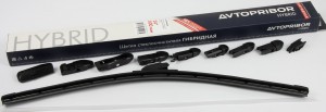 Щетка стеклоочистителя бескаркасная Hybrid (9 адаптеров) 600 мм 252.5215900-24 А 252521590024 AVTOPRIBOR