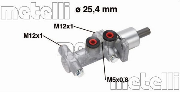 METELLI 05-0767 Главный тормозной цилиндр 477454 05-0767 METELLI