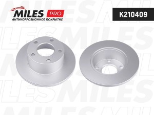 Диск тормозной (серия PRO с антикоррозионным покрытием) AUDI A100 9194/A6 9505/V K210409 MILES