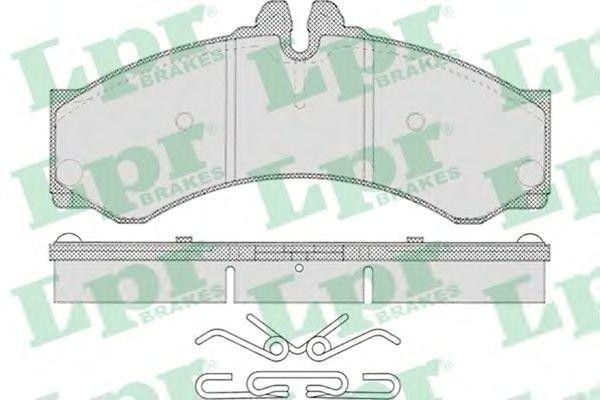 Комплект тормозных колодок 05P633 05P633 LPR