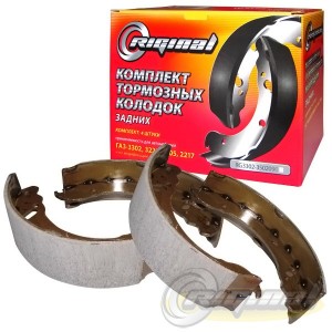 Колодки тормозные барабанные задние для а/м ГАЗель Riginal RG3302-3502090 RIGINAL