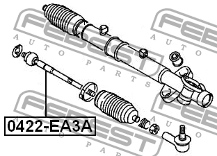 Тяга рулевая 0422-EA3A 0422-EA3A FEBEST